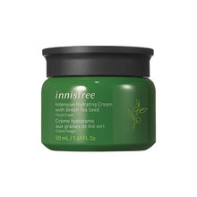 Load image into Gallery viewer, A daily moisturizer infused with a blend of Jeju green tea and green tea seed oil to leave skin feeling quenched with intense hydration.
